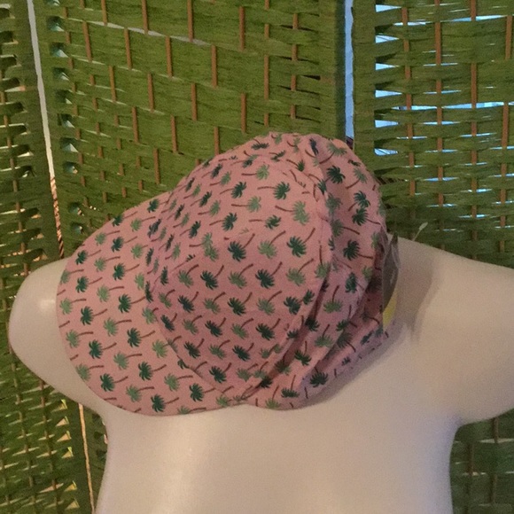 🌴NWT Cool Pink Palm Tree Unisex Hat One Size 🌴 - Picture 2 of 6